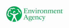 Logo of the Environment Agency featuring a green icon of a person with raised arms integrated into a stylized tree, next to the words Environment Agency in green text—a symbol often seen in WISKI-supported environmental data systems.