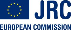 Logo of the European Commission Joint Research Centre (JRC), featuring the EU flag with yellow stars on a blue background, and the words JRC European Commission in bold blue text, highlighting its connection to WISKI data management.